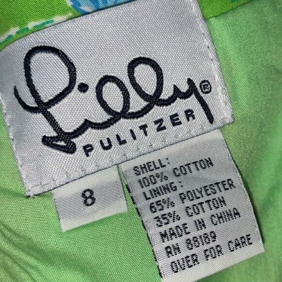 Lilly Pulitzer “Party Lights” Strapless Dress Size 8 - Picture 3 of 5